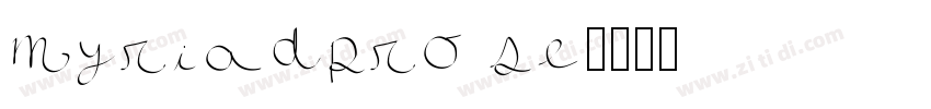 myriadpro se字体转换